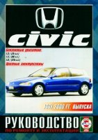 Honda Civic с 1991-2000 бензин Книга по ремонту и техническому обслуживанию
