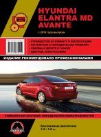 Hyundai Elantra MD / Avante с 2010 бензин Книга по ремонту и эксплуатации