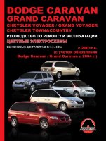 Dodge Caravan / Grand Caravan / Chrysler Voyager / Grand Voyager / Town / Country с 2001 бензин Пособие по ремонту и техническому обслуживанию