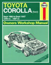 Toyota Corolla (fwd) September 1983 to September 1987. Haynes. Англ. яз. 