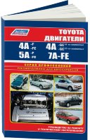 Двигатели Toyota 4А-F / 4A-FE / 4A-GE / 5А-F / 5A-FE / 7А-FE бензин Книга по ремонту и техническому обслуживанию