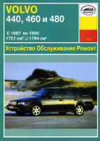 Volvo 440 / 460 / 480 с 1987-1992 бензин Инструкция по ремонту и техническому обслуживанию