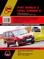 Fiat Doblo / Opel Combo c 2009 и с 2014 бензин / дизель Пособие по ремонту и техническому обслуживанию