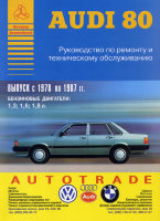 Audi 80 с 1978-1987 бензин Книга по ремонту и эксплуатации