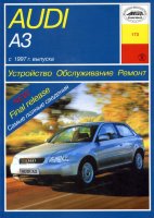 Audi A3 / S3 c 1996-2003 бензин / дизель Инструкция по ремонту и техническому обслуживанию