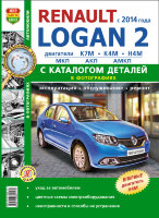 Renault Logan с 2014 бензин Книга по ремонту и эксплуатации