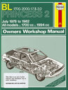 BL Princess 2 Jule 1978 to 1982. Haynes. Англ. яз.