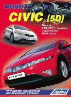 Honda Civic с 2006-2011 бензин Книга по ремонту и эксплуатации
