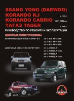 SsangYong Korando / Cabrio / TagAZ Tager с 1996 и с 2008 бензин / дизель Мануал по ремонту и эксплуатации