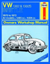 VW Beetle 1302 & 1302S 1970 to 1972. Haynes. Англ. яз.
