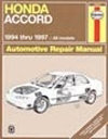 Honda Accord 1994 thru 1997. Haynes. Англ. Яз.