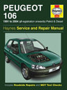Peugeot 106 1991 to 2004 (J registration onwards) . Haynes. Англ. Яз.