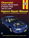 Chevrolet Lumina, Monte Carlo & Impala (FWD) 1995 thru 2005. Haynes. Англ. яз.