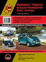 Renault Trafic / Nissan Primastar / Opel Vivaro с 2006 бензин / дизель Книга по ремонту и эксплуатации