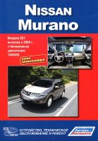 Nissan Murano с 2008 бензин Пособие по ремонту и техническому обслуживанию
