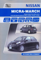 Nissan Micra / March с 2002-2010 бензин Инструкция по ремонту и эксплуатации