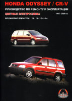 Honda CR-V /Odyssey с 1995-2000 бензин Инструкция по ремонту и техническому обслуживанию