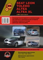 Seat Altea / Altea XL / Leon / Toledo с 2004 бензин / дизель Книга по ремонту и эксплуатации