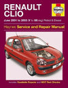 Renault Clio June 2001 to 2004 (Y registration onwards) . Haynes. Англ. яз. 